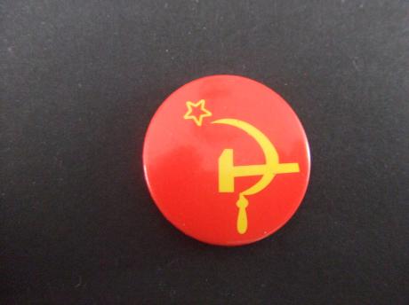 Oude logo Sovjet-Unie --USSR Hamer en Sikkel